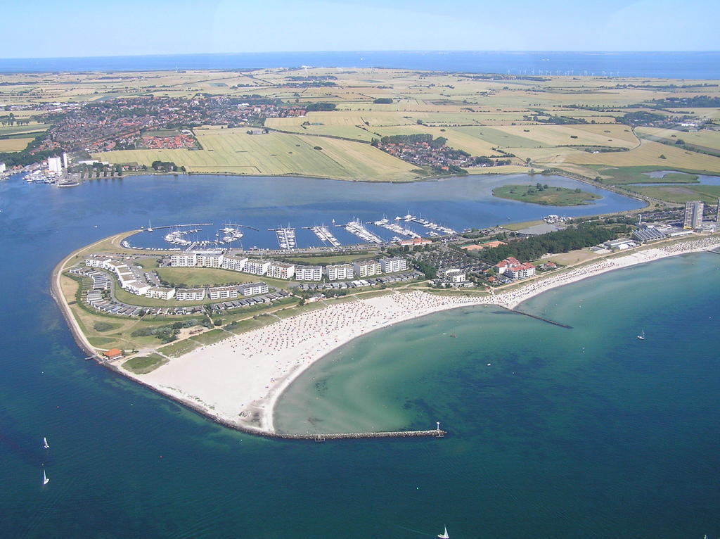 Strandburg Burgtiefe auf Fehmarn Camera foto